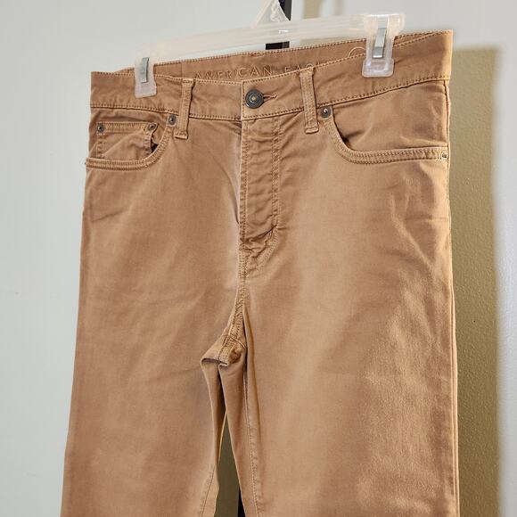 AMERICAN EAGLE EasyFlex Khaki Denim Pants, Men's 30x32 - Picture 4 of 11